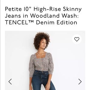 Madewell Petite Jeans in Woodland Wash